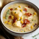 Slow Cooker Corn Chowder with Bacon