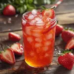 Southern Strawberry Sweet Iced Tea