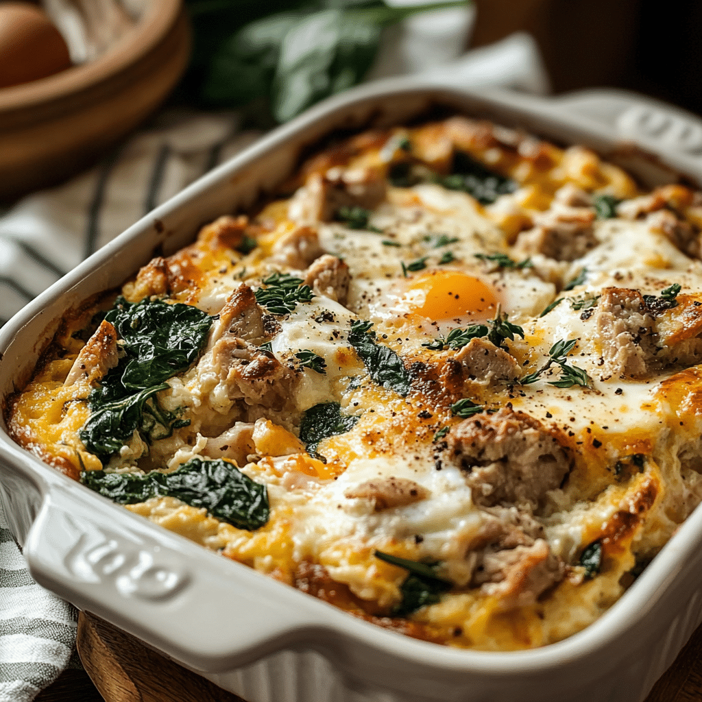 Turkey and Egg Breakfast Casserole