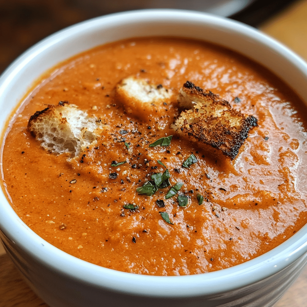15-Minute Creamy Tomato Soup (Vegan)
