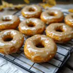 Baked Pumpkin Donuts with Maple Glaze