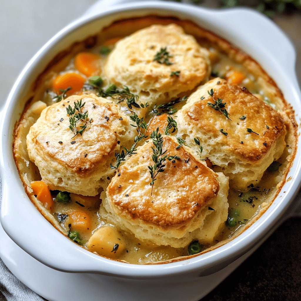 Biscuit & Vegetable Pot Pie