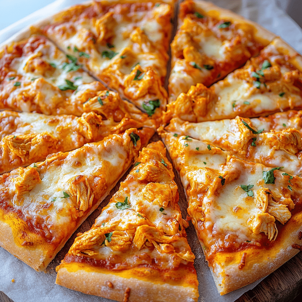 Buffalo-Style Chicken Pizza