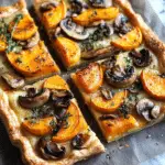 Butternut Squash & Mushroom Tart