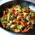 Chicken Stir Fry with Broccoli and Bell Peppers