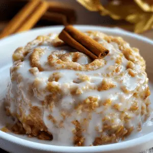Cinnamon Roll Baked Oatmeal