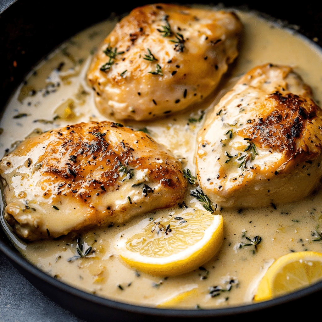Creamy Lemon Thyme Chicken
