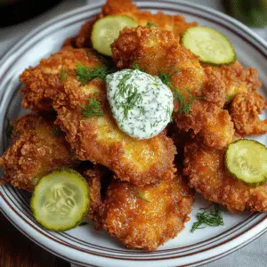 Crispy Dill Pickle Chicken