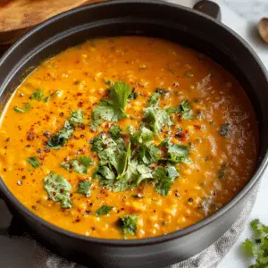 Curry Red Lentil Soup