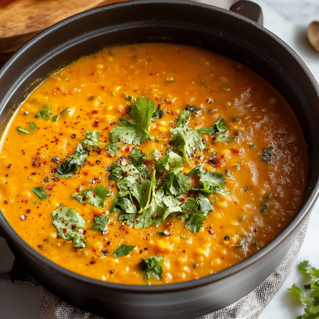Curry Red Lentil Soup