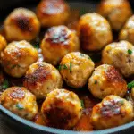 Easy Baked Chicken Meatballs