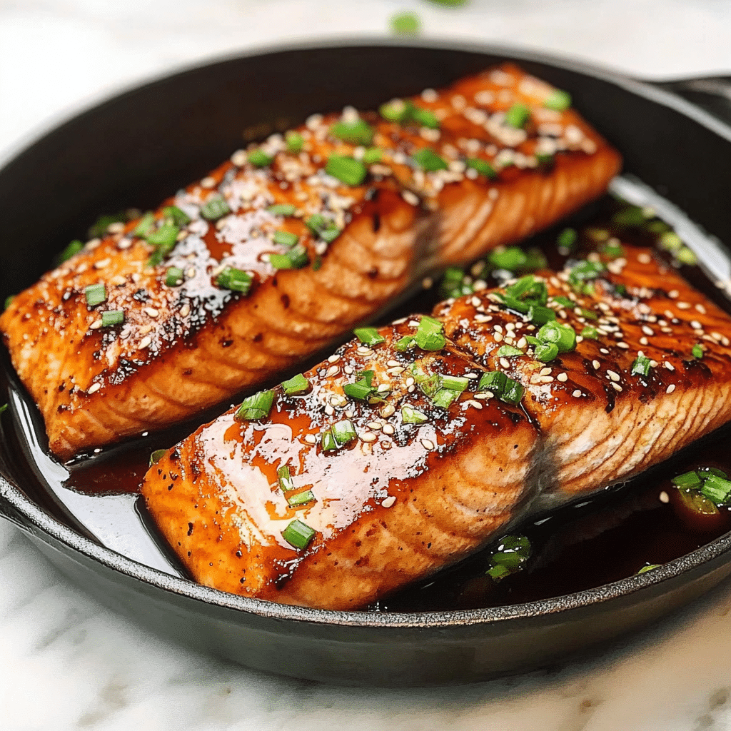 Easy Maple Sesame Salmon