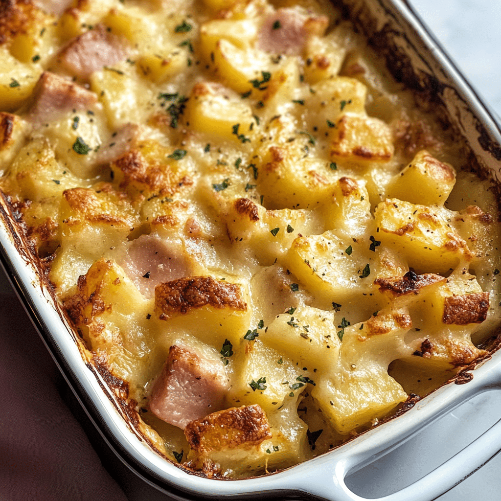 Ham & Potato Casserole Recipe