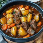 Hearty Beef Stew with Potatoes and Carrots