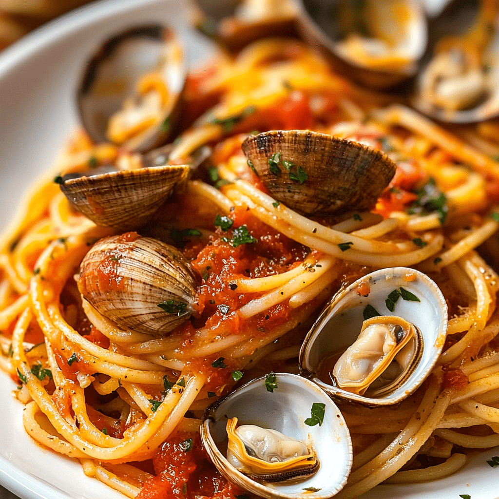 Linguine with Red Clam Sauce