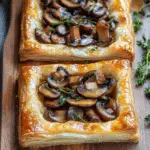 Mushroom Puff Pastry Tarts