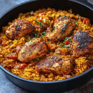 One Pot Cajun Chicken and Rice
