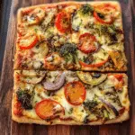Roasted Vegetable Whole Wheat Pizza