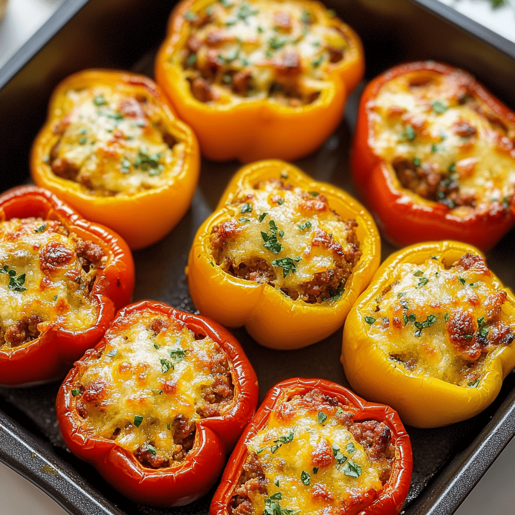 Sausage Stuffed Peppers