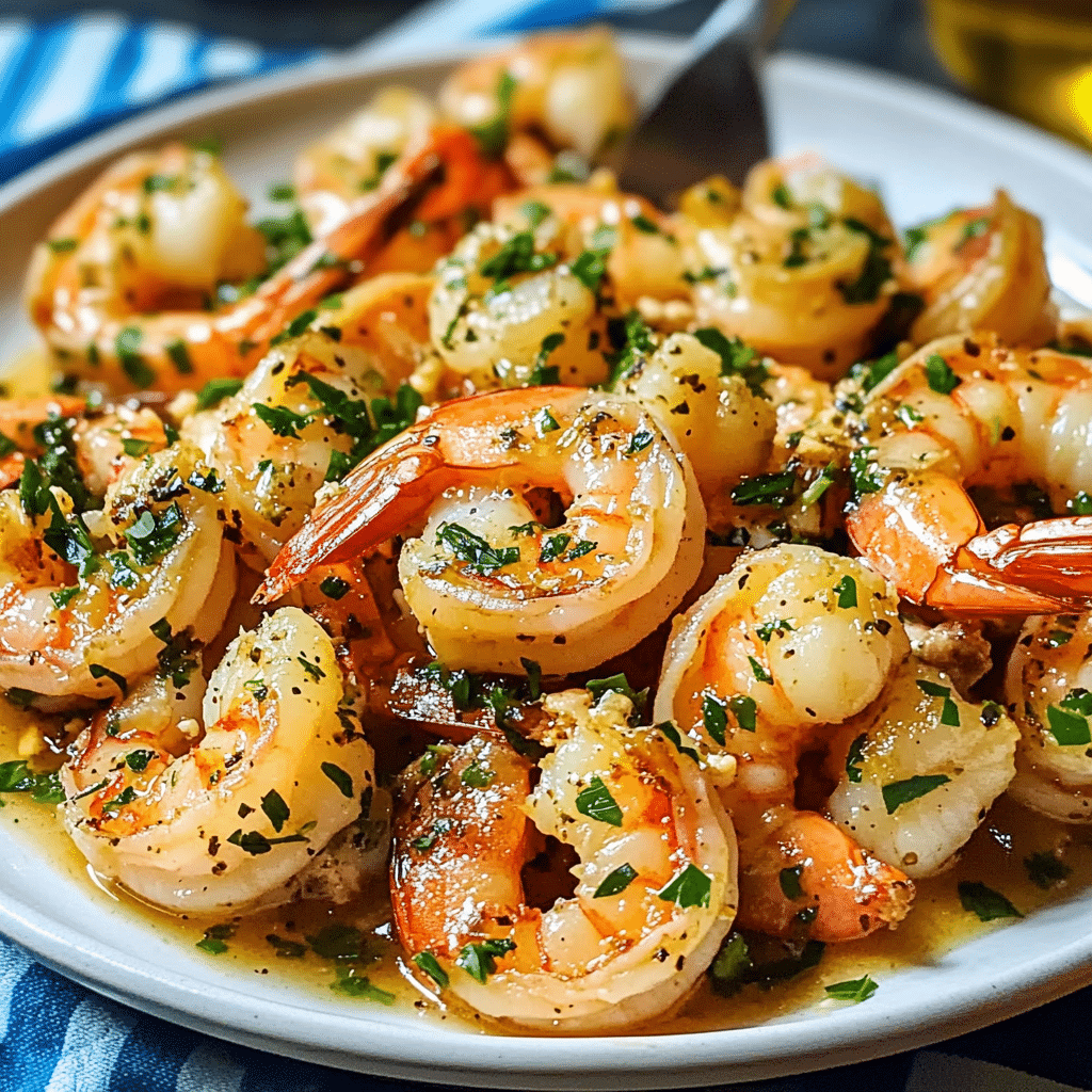 Simple Garlic Shrimp