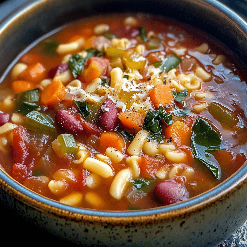 Thick & Hearty Minestrone Soup