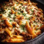 Baked Penne with Ground Beef