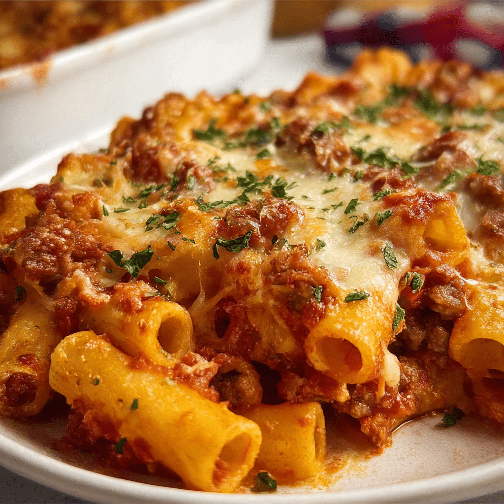 Baked Ziti with Italian Sausage