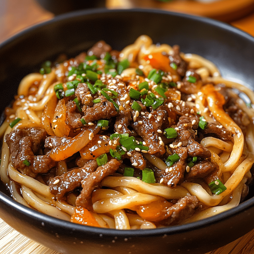 Bulgogi Beef Udon Stir Fry