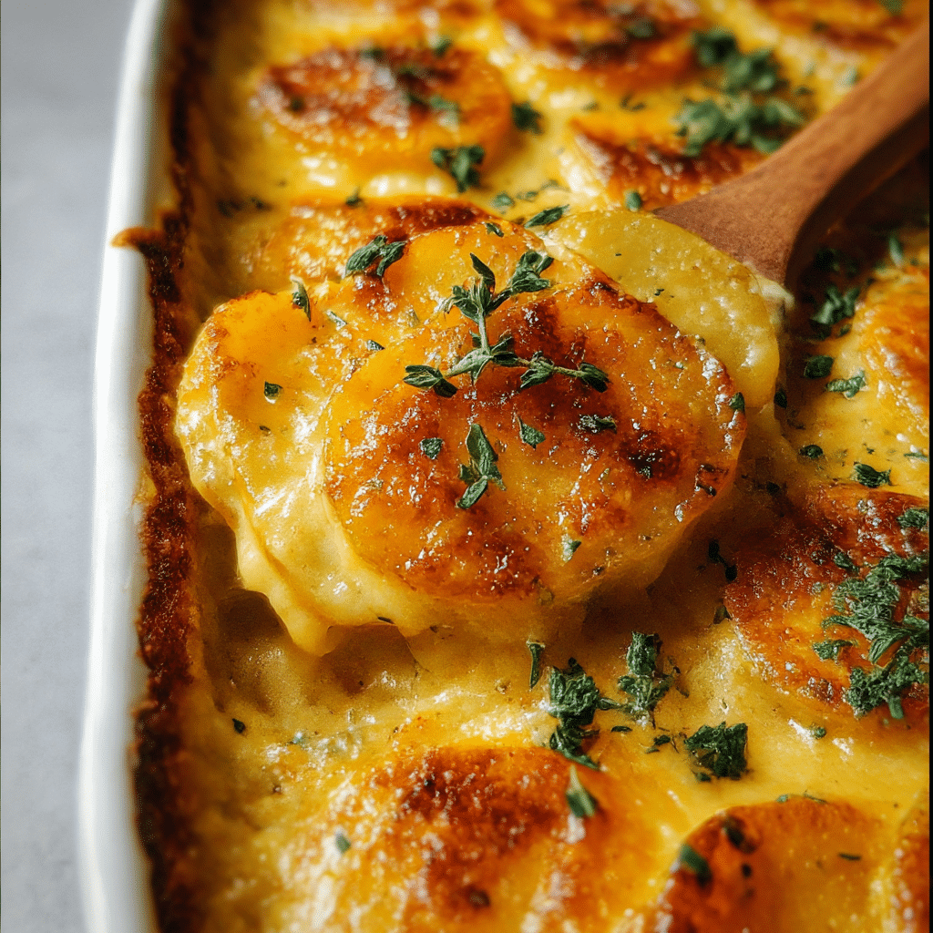Cheesy Au Gratin Potatoes