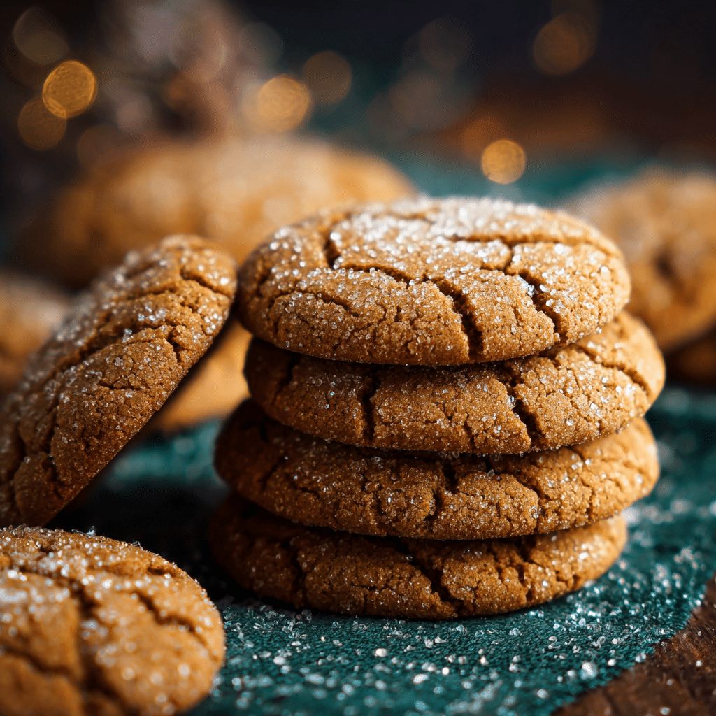 Chewy Gingerbread Cookies