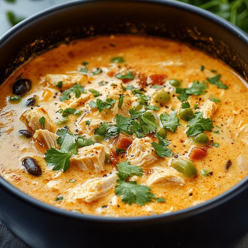 Creamy Chicken Enchilada Soup