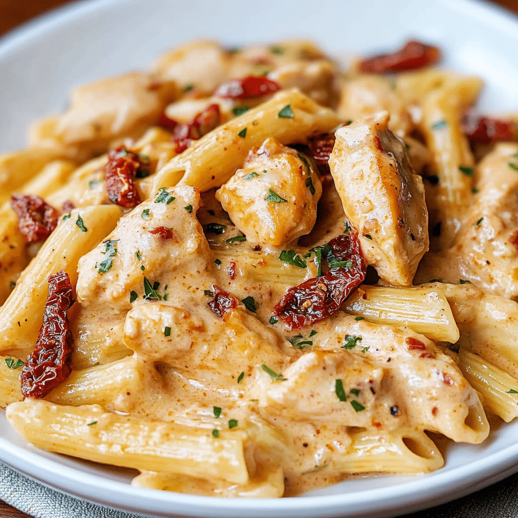 Creamy Sun-Dried Tomato Chicken Pasta