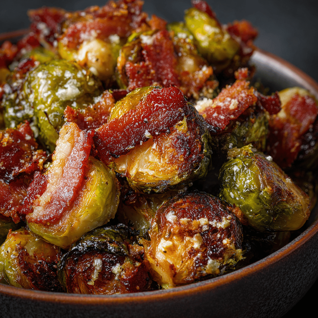 Crispy Bacon Brussels Sprouts