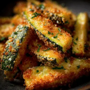 Crispy Baked Parmesan Zucchini