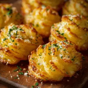 Crispy Garlic Parmesan Duchess Potatoes