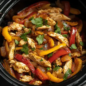 Crockpot Chicken Fajitas