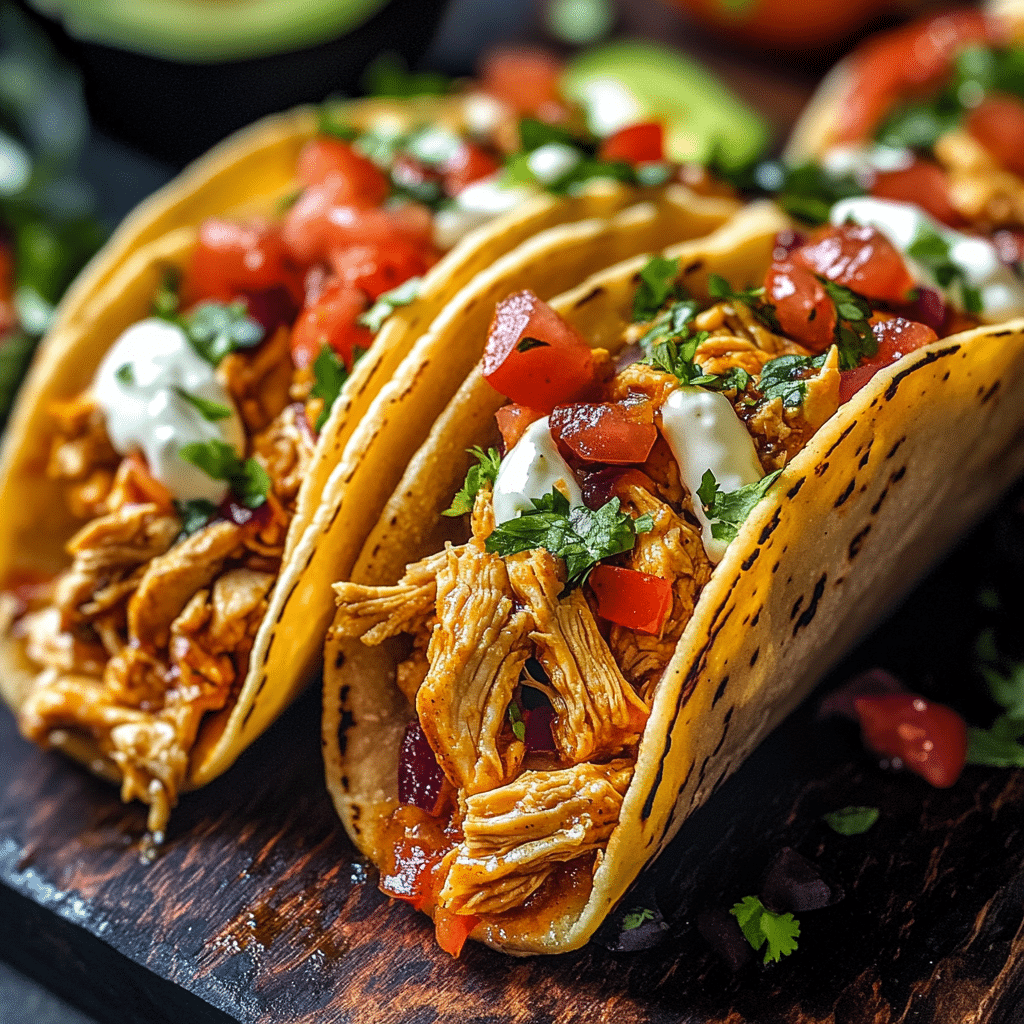Crockpot Chicken Tacos