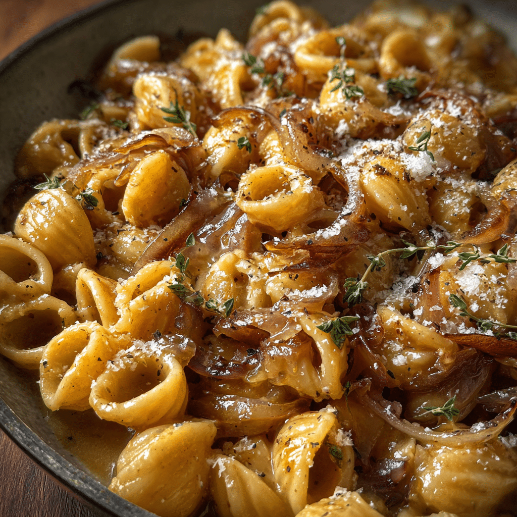French Onion Pasta
