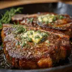 Garlic Herb Butter Ribeye Steak