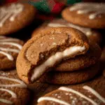 Gingerbread Cheesecake Cookies