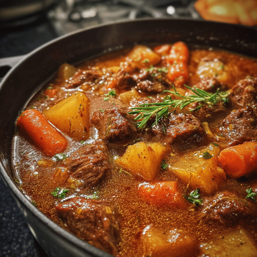Hearty Stove Top Beef Stew