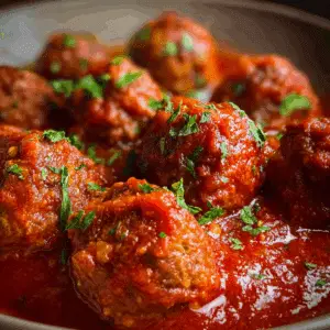 Italian Meatballs in Marinara