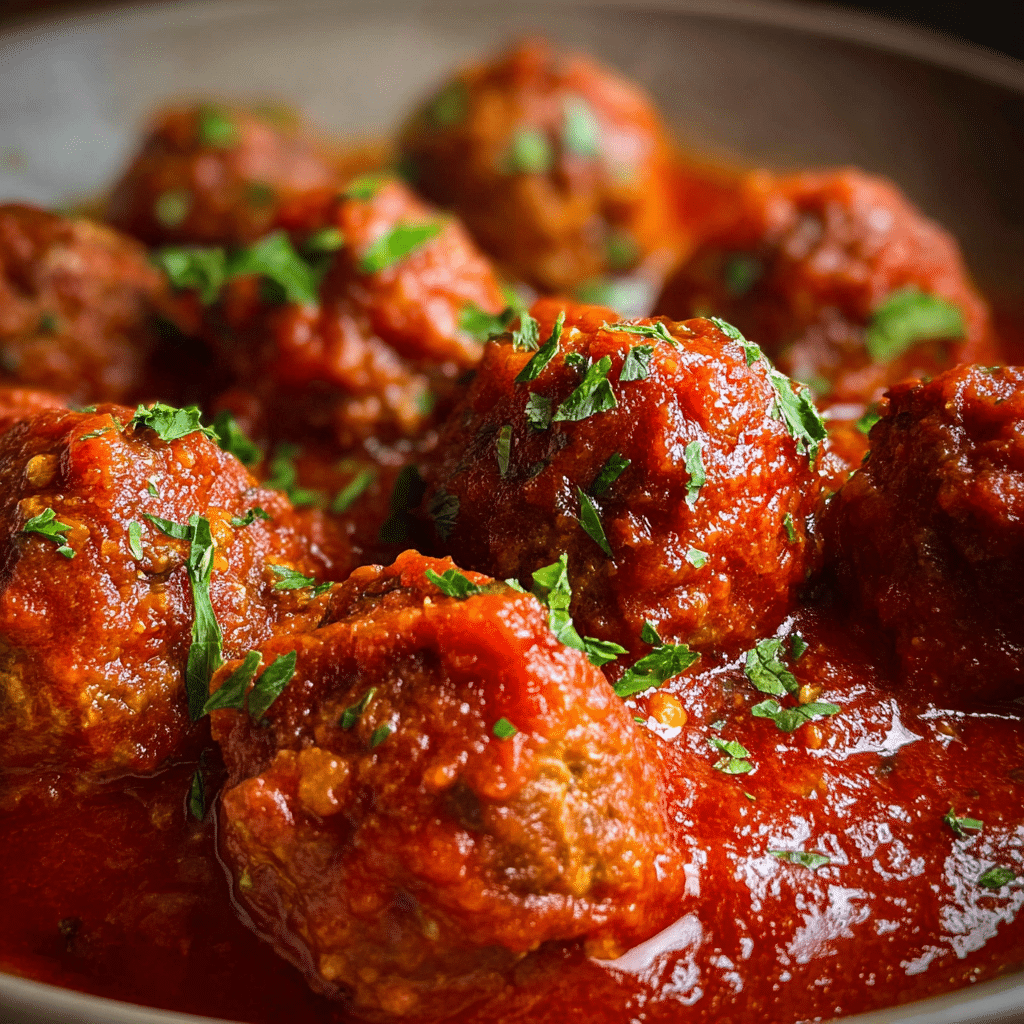 Italian Meatballs in Marinara
