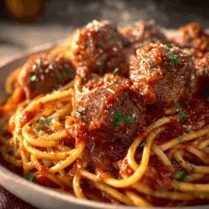 Italian Spaghetti and Meatballs