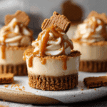 Mini Gingerbread Cheesecakes with Biscoff Cookie Crust
