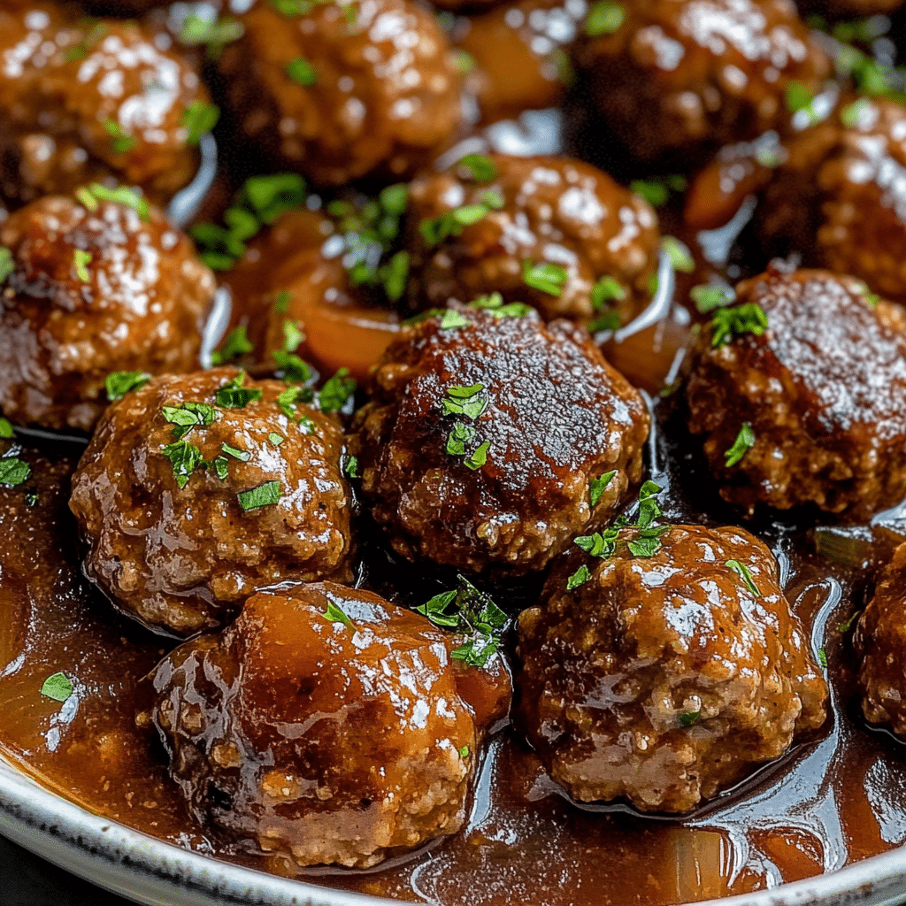 Salisbury Steak Meatballs