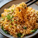 Sesame Garlic Ramen Noodles