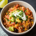 Slow Cooker Chicken Burrito Bowls