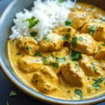 Slow Cooker Chicken Korma with Coconut Sauce