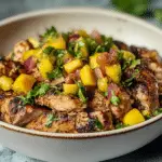 Slow Cooker Jerk Chicken with Mango Salsa